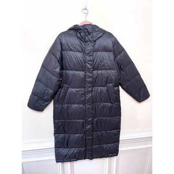 Everlane Jackets & Blazers - Everlane The ReNew ReDown Long Parka Jacket in Black Size Medium